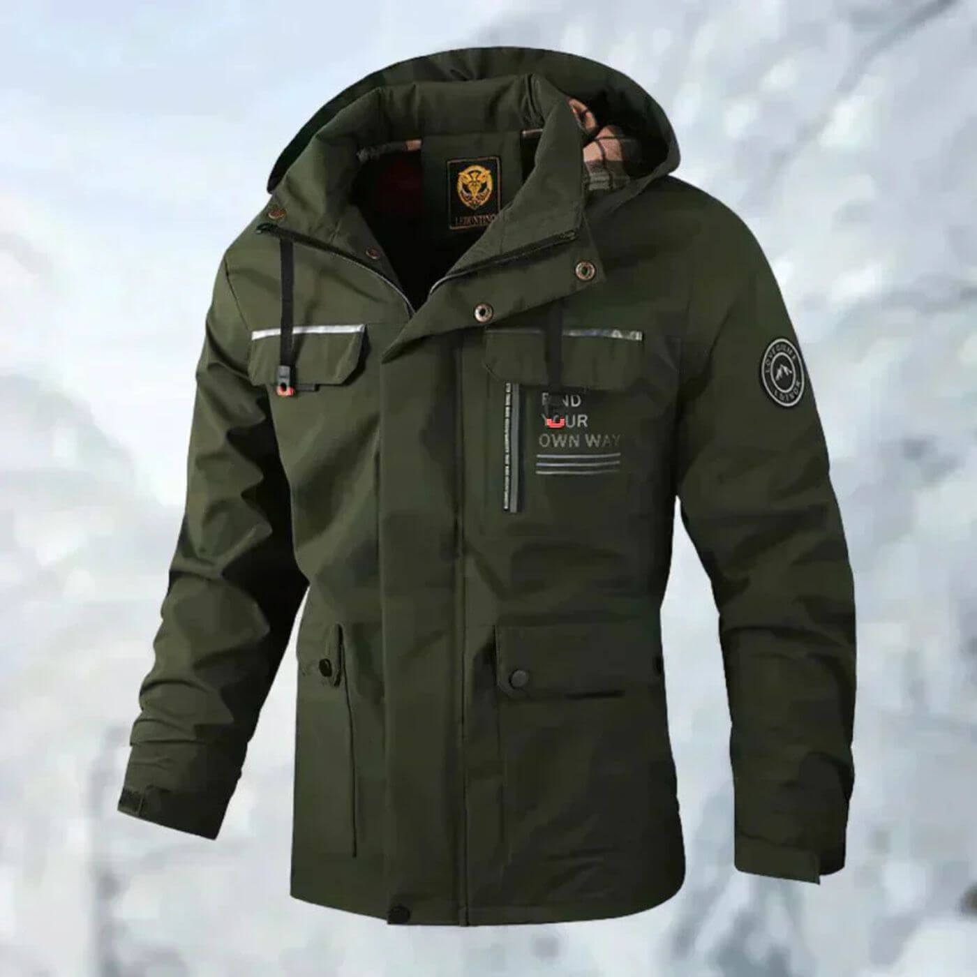 FYOW™ | Vandtæt Herrejakke til Efterår og Vinter